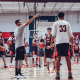 Steph Curry mentoring youth basketball players at SC30 Select Camp