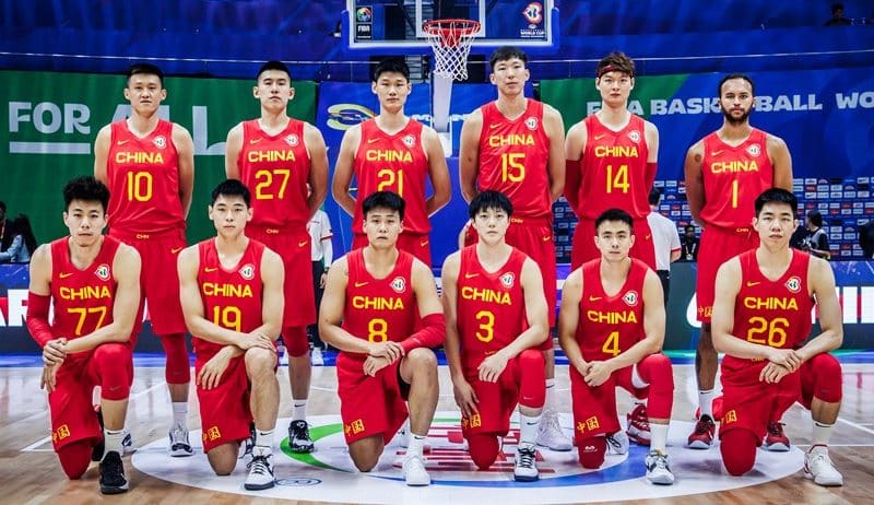 China national Basketball team photoshot