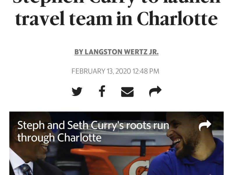 Pro Skills Basketball Team Curry Charlotte Observer