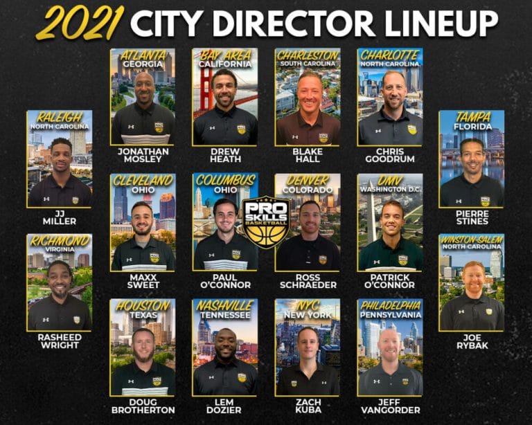 2021 Pro Skills Basketball City Directors