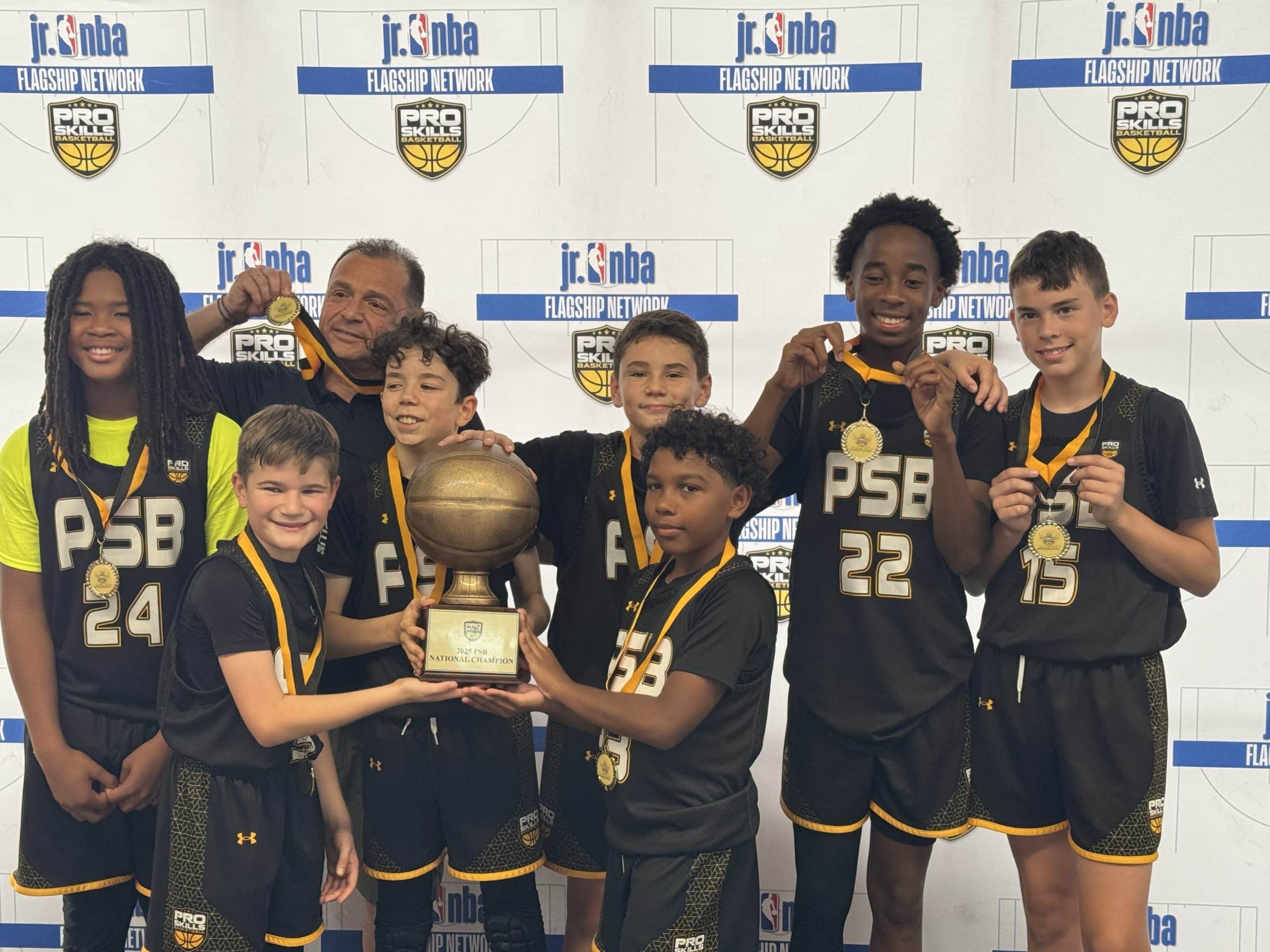 Boys Championship Trophy Medals Dark Psb Jerseys Jr Nba 3
