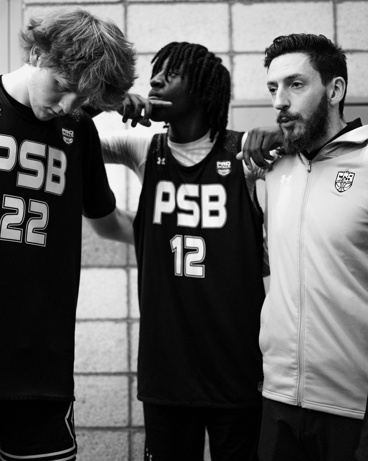 Boys Portrait Coach Players Dark Psb Jerseys Hallway