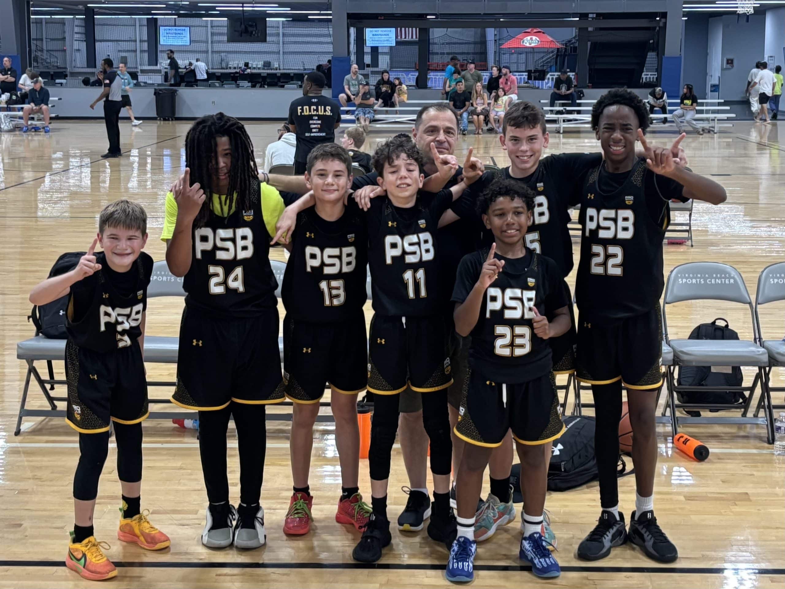 Youth basketball team built through PSB strength training program