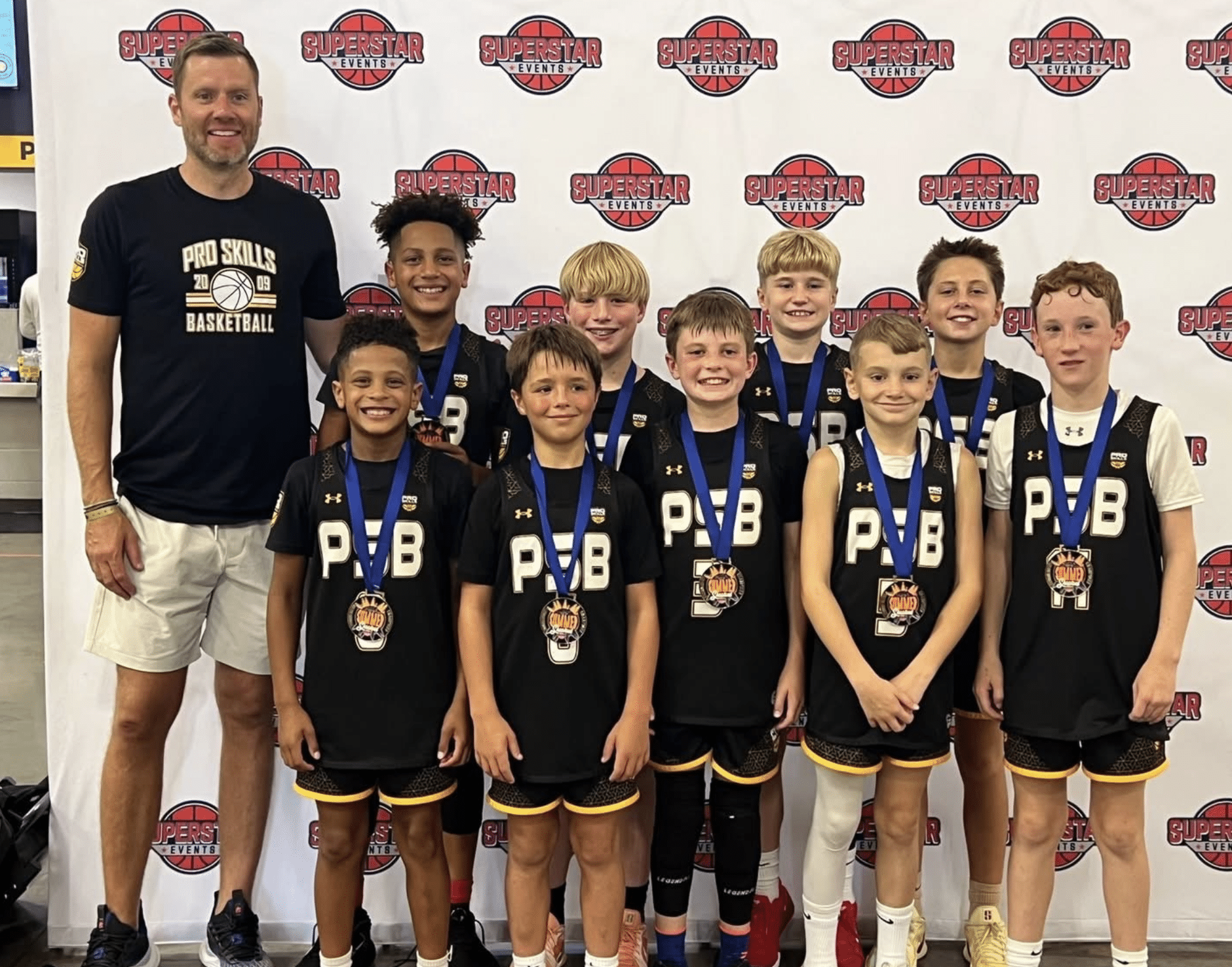 Boys Young Team Photo Medals Dark Psb Jerseys Superstar Events