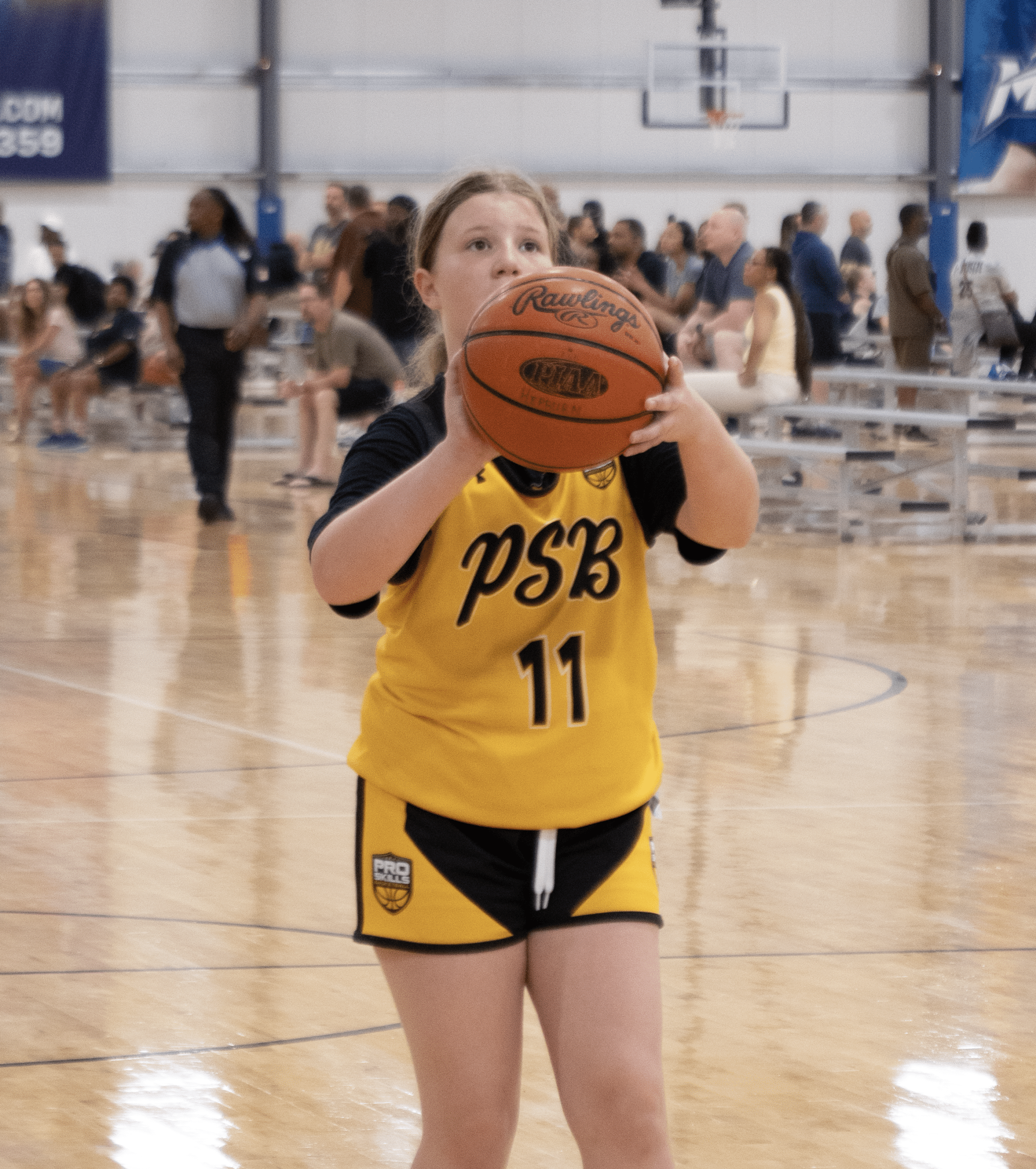 Girls Free Throw Shooting Yellow Jersey Tournament