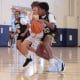 8th grade PSB player diving for a loose ball